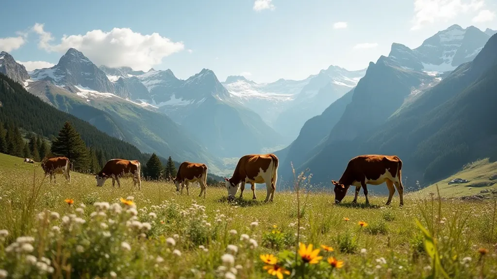 Swiss Alpine Pasture