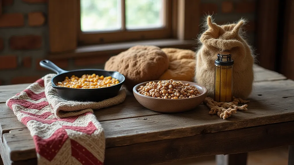 Appalachian food display
