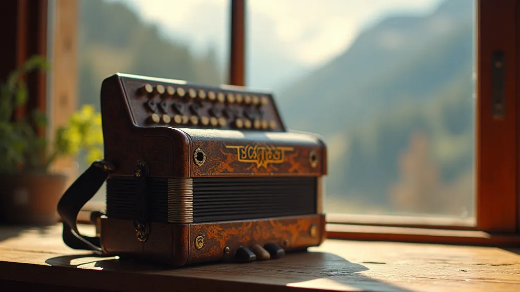 Vintage Swiss Accordion